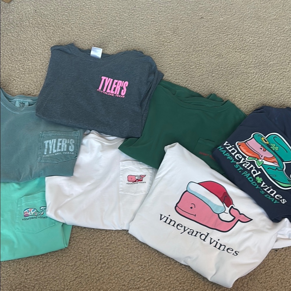 Tyler’s, Vineyard Vines, Ivory Ella Long sleeve shirts + Tees